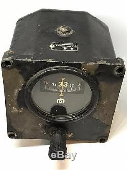 WWII Japanese Imperial Army Aircraft Directional Gyroscope Bomber Fighter Gauge