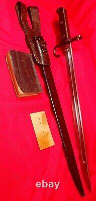 WWII Japanese Imperial Army, Kokura TYPE 30 Bayonet & Tactical Field Guide
