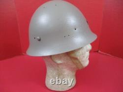 WWII Japanese Imperial Army Type 90 Helmet withLiner & Chin Strap Refurbished #2