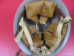 WWII Japanese Imperial Army Type 90 Helmet withLiner & Chin Strap Refurbished #2