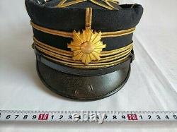 WWII Japanese Military Imperial Soldier's Dress uniform Hat Cap Boxed set-d1215