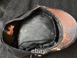 WWII Japanese Military Imperial Soldier's Dress uniform Hat, Leather bags-d0730