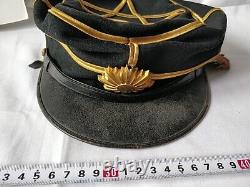 WWII Japanese Military Imperial Soldier's dress uniform Cap and Case set -d0924
