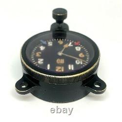 WWII Japanese Seikosha Imperial Army Aircraft Clock Bomber Fighter Gauge