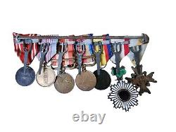 WWII Medal set military hanging clasp Imperial Japanese WW2 Sacred Treasure