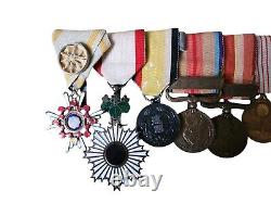 WWII Medal set military hanging clasp Imperial Japanese WW2 Sacred Treasure