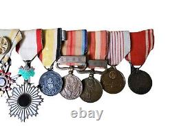 WWII Medal set military hanging clasp Imperial Japanese WW2 Sacred Treasure