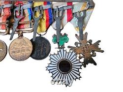 WWII Medal set military hanging clasp Imperial Japanese WW2 Sacred Treasure