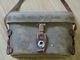 Wwii Named Imperial Japanese Army Oiled Canvas Binocular Case With Strap