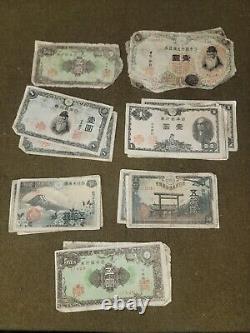 WWII-Post WWII Imperial Japanese Currency MULTIPE NOTES OF EACH