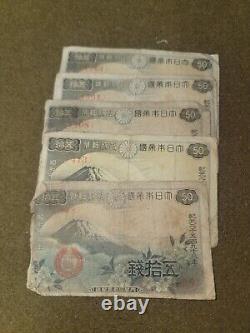 WWII-Post WWII Imperial Japanese Currency MULTIPE NOTES OF EACH