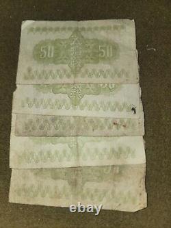 WWII-Post WWII Imperial Japanese Currency MULTIPE NOTES OF EACH