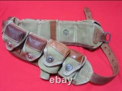 WWII Replica Imperial Japanese Army Paratrooper Ammo Belt Bandolier Nakata