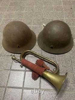 WWII WW2 Imperial Japanese Army Antique Helmet Rap Set Rare Vintage Military FS