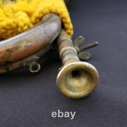 WWII WW2 Japanese Imperial Army Trumpet bugle Length34cm Vintage original