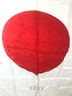 WWII WW2 Japanese Silk Flag, Original, Imperial, IJA, Army, 38x27, Vintage, War