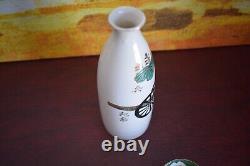 WWII WW2 Vintage Japanese Imperial Army Sake Bottle set with two sake cups