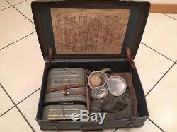WWII antigas type 93 Marina Giapponese Japanese Imperial Navy gas mask ORIGINAL