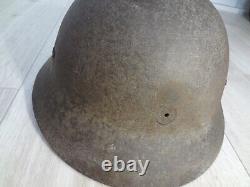 WWII original imperial japanese iron helmet cap MILITARIA ARMY NAVY Military 2