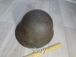 WWII original imperial japanese iron helmet cap MILITARIA ARMY NAVY Military 2