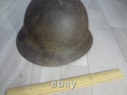 WWII original imperial japanese iron helmet cap MILITARIA ARMY NAVY Military 2