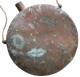 Wwii Ww2 Japanese Army Antique Imperial Military Gunpowder Flask 18.5x16cm Rare