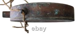WWII ww2 Japanese Army antique Imperial Military Gunpowder Flask 18.5x16cm Rare