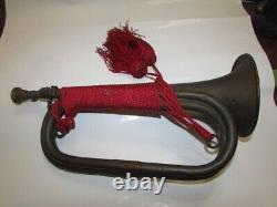WWII ww2 imperial japanese army bugle Pacific War Red 34cm