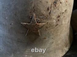 World War 2 Japanese Helmet Type 90 Army Imperial Original Vintage Antique 2Set