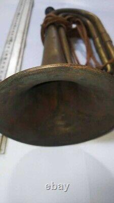 World War 2 Original Japanese Helmet Gaiter Trumpet Imperial Army Vintage WW2