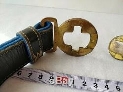 World War 2 WWII Japanese Military Imperial Soldier's buckle Belt-b1128