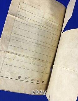World War II Imperial Japanese Air Raid Victim Document 1945