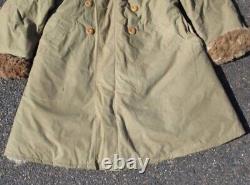World War II Imperial Japanese Army 1941 Extreme Cold Overcoat L Fur Details
