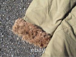 World War II Imperial Japanese Army 1941 Extreme Cold Overcoat L Fur Details