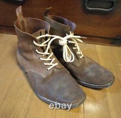 World War II Imperial Japanese Army Early-Type Combat Boots, 1940, Size 26cm