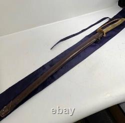 World War II Imperial Japanese Army Kyu-Gunto Exterior, Authentic Saber Style