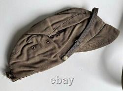 World War II Imperial Japanese Army Lt. Uniform Hat, Belt & Hood Set