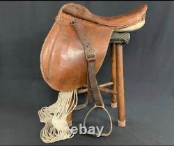 World War II Imperial Japanese Army Military Police Horse Saddle Rare Cavalry 2