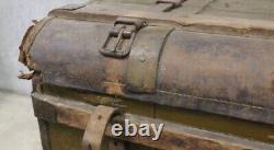 World War II Imperial Japanese Army Officer's Trunk Vintage 1930s-40s No Key