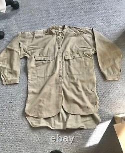 World War II Imperial Japanese Army Summer Shirt & Pants Set, Authentic Large-M