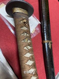 World War II Imperial Japanese Army Wakizashi, Military Sword, Chrysanthemum