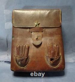 World War II Imperial Japanese Military Hat and Map Case Set Rare Antique