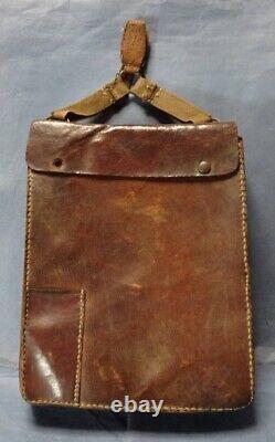 World War II Imperial Japanese Military Hat and Map Case Set Rare Antique