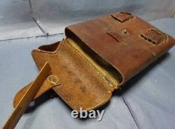 World War II Imperial Japanese Military Hat and Map Case Set Rare Antique