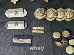 World War II Imperial Japanese Military Insignia Set Badges, Bars, Stripes
