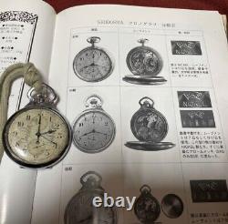 World War II Imperial Japanese Navy Air Pocket Watch Seikosha Working 1940s
