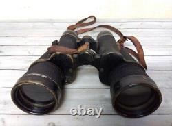 World War II Imperial Japanese Navy Early Model Military Binoculars with Reticule