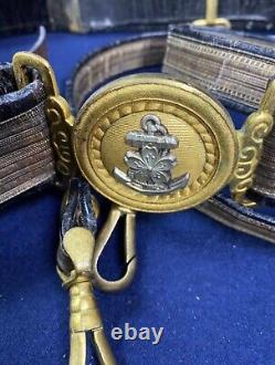 World War II Imperial Japanese Navy Officer's Authentic Dress Belt