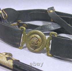 World War II Imperial Japanese Navy Officer's Dress Dagger & Belt Set