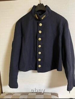 World War II Imperial Japanese Navy Preparatory Uniform Authentic 7-Button Rare